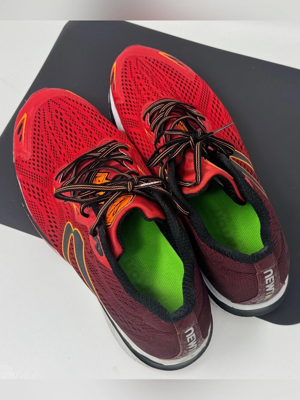 Newton Motion 9 Men’s Running Shoe Red Black - Size 12.5